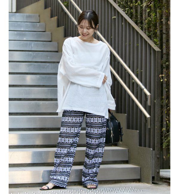 JOURNAL STANDARD「《追加2》ソフトガーゼ2WAYビッグプルオーバー」|シャツ・ブラウス|