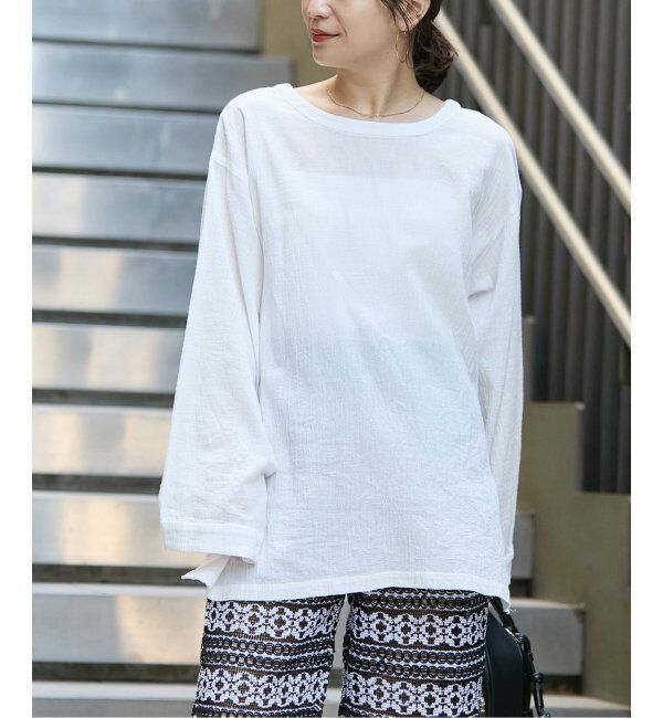 JOURNAL STANDARD「《追加2》ソフトガーゼ2WAYビッグプルオーバー」|シャツ・ブラウス|