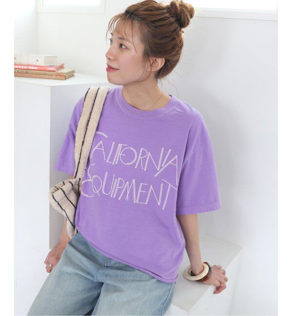 JOURNAL STANDARD relume「【THE DAY ON THE BEACH】カットオフTシャツ」|Tシャツ・カットソー|パープル D