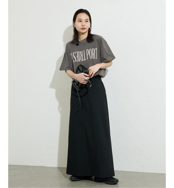 JOURNAL STANDARD「《追加2》ラウンドヘムピグメントTシャツ」|Tシャツ・カットソー|