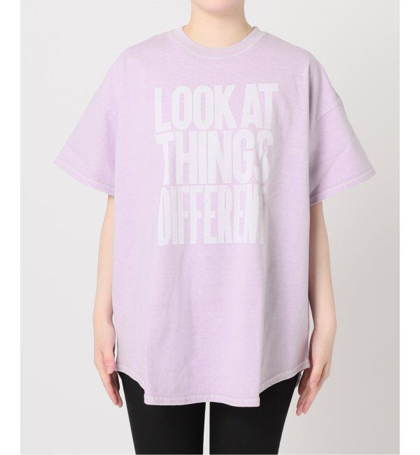 JOURNAL STANDARD「《追加2》ラウンドヘムピグメントTシャツ」|Tシャツ・カットソー|