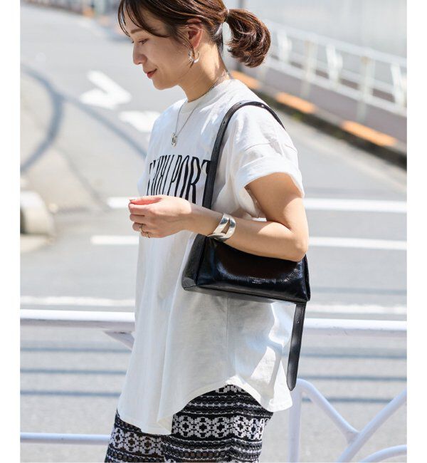 JOURNAL STANDARD「《追加2》ラウンドヘムピグメントTシャツ」|Tシャツ・カットソー|