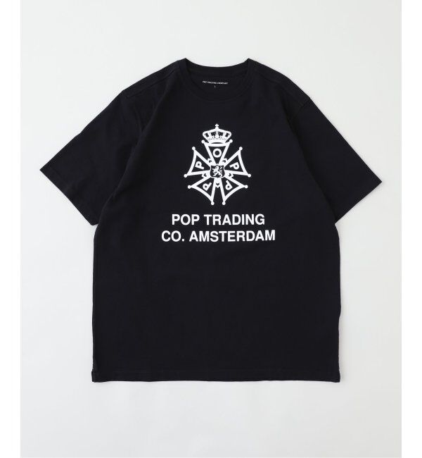 JOURNAL STANDARD「POP TRADING COMPANY / ポップトレーディングカンパニー four days t-shirt」|Tシャツ・カットソー|ブラック