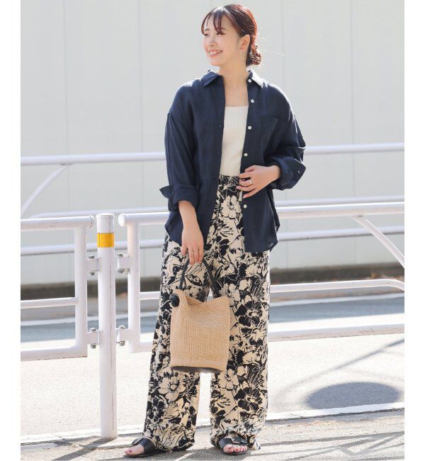 JOURNAL STANDARD relume「《追加》手洗い可 / カラーリネンオーバーサイズシャツ」|シャツ・ブラウス|