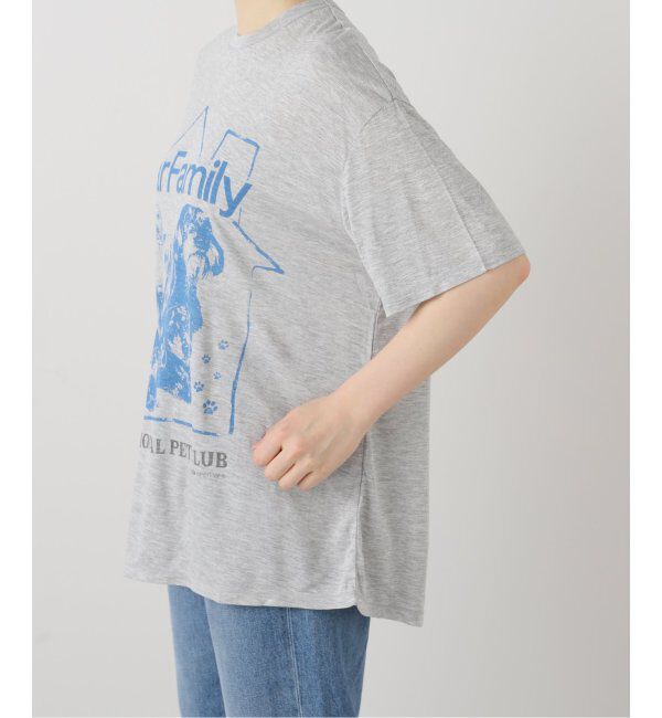 Oriens JOURNAL STANDARD「【OPEN YY / オープンワイワイ】 Knitted PET CLUB HOUSE TEE YY252TS007」|Tシャツ・カットソー|