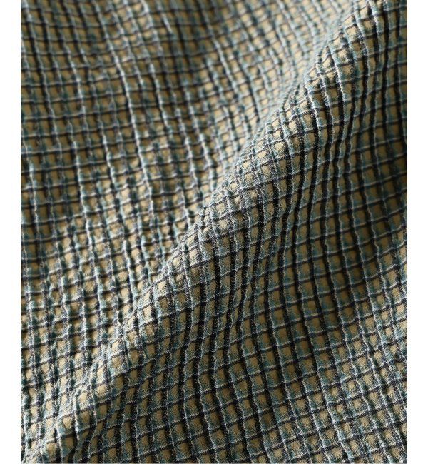 J.S.Homestead「J.S.Homestead / ミニ チェック リラックス オープン カラー シャツ」|シャツ・ブラウス|