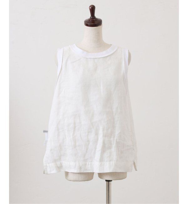 journal standard luxe「《追加》フレンチリネンツイル ノースリーブブラウス」|シャツ・ブラウス|