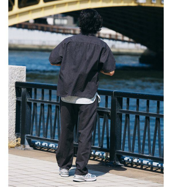 JOURNAL STANDARD relume「ヨーロピアンフラックス ガーメントダイ オープンカラーシャツ」|シャツ・ブラウス|