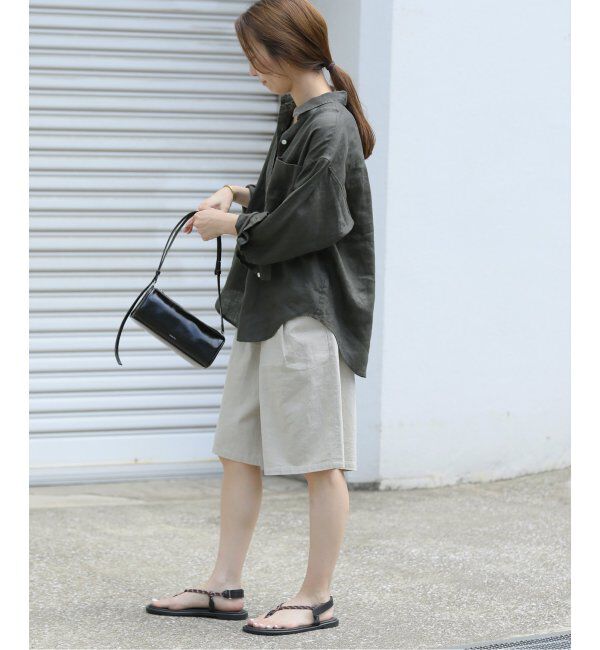 JOURNAL STANDARD relume「《追加2》手洗い可 / カラーリネンオーバーサイズシャツ」|シャツ・ブラウス|