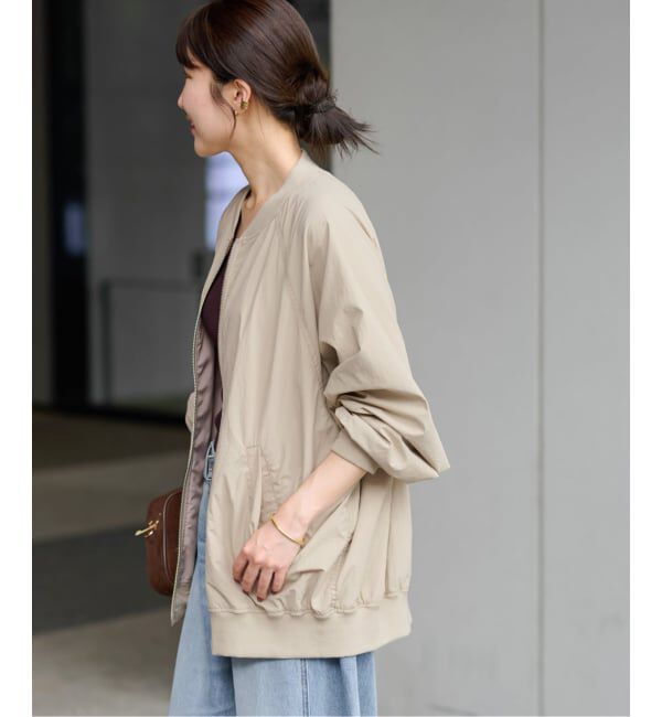 JOURNAL STANDARD relume「ウォッシャブルナイロンダブルジップMA-1」|ブルゾン・スタジャン|