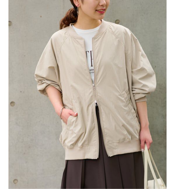 JOURNAL STANDARD relume「ウォッシャブルナイロンダブルジップMA-1」|ブルゾン・スタジャン|