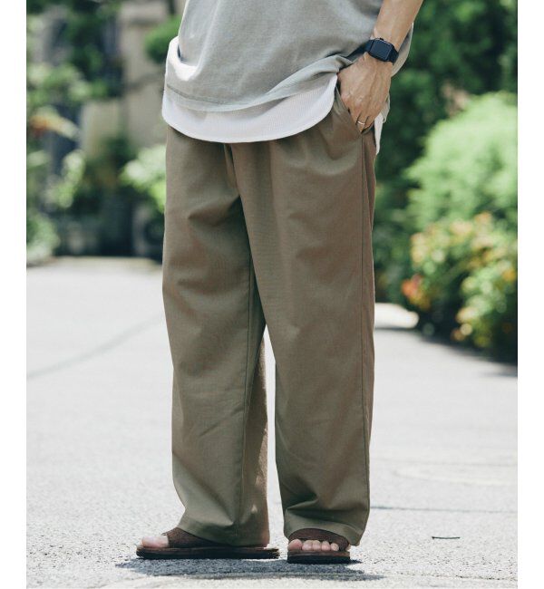 JOURNAL STANDARD relume「リネンブレンド 1タック &rdquo;レイジー&rdquo; パンツ」|スラックス|