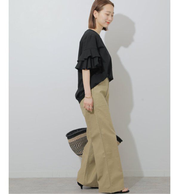 JOURNAL STANDARD relume「《WEB限定追加》天竺フリルTEE」|Tシャツ・カットソー|