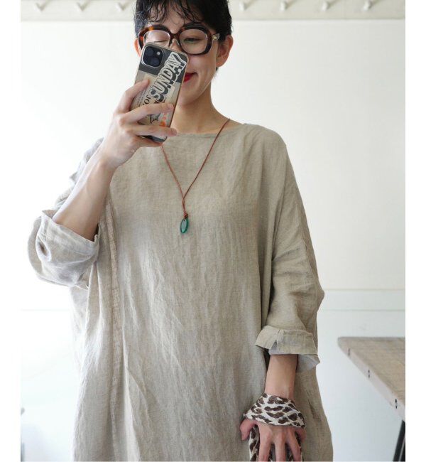 journal standard luxe「エアリネン Plain-DRESS」|ワンピース|