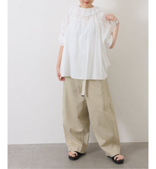 journal standard luxe「コットンローン フリルパフブラウス」|シャツ・ブラウス|