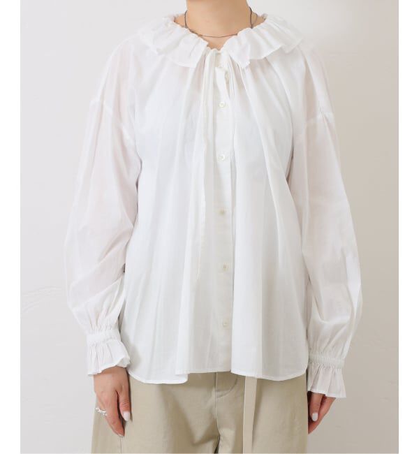 journal standard luxe「コットンローン フリルパフブラウス」|シャツ・ブラウス|