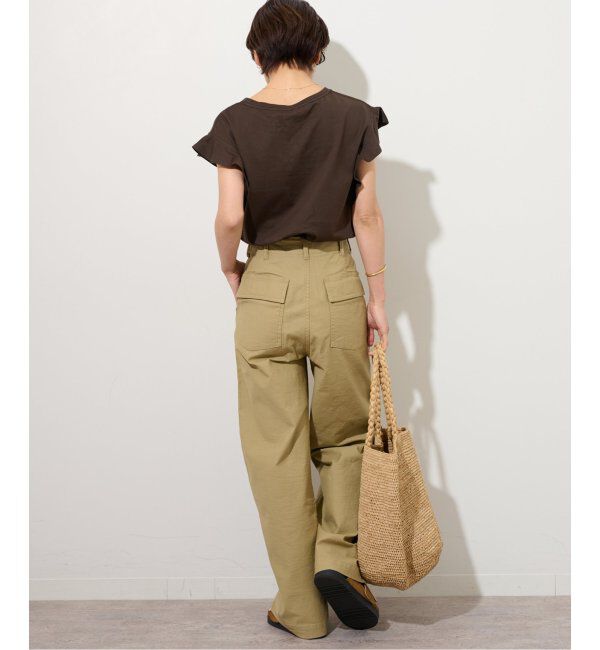 JOURNAL STANDARD relume「《WEB限定追加2》フリルスリーブTシャツ」|Tシャツ・カットソー|