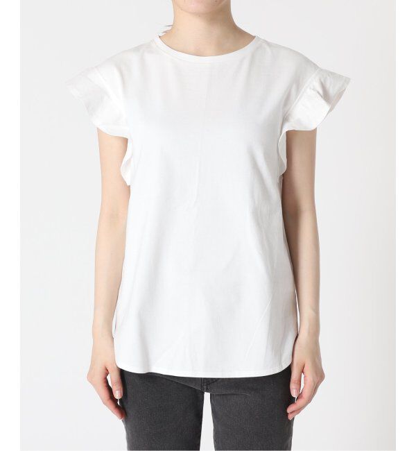 JOURNAL STANDARD relume「《WEB限定追加2》フリルスリーブTシャツ」|Tシャツ・カットソー|