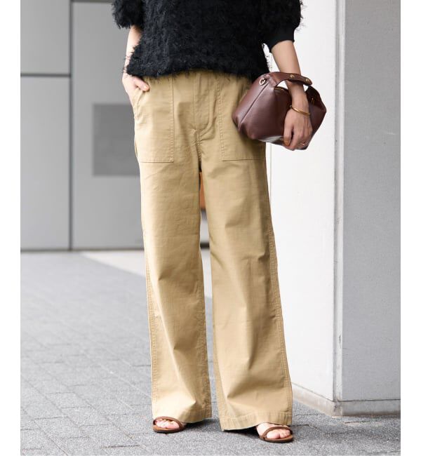 JOURNAL STANDARD relume「《追加22》ワイドベイカーパンツ」|カーゴ|ベージュ