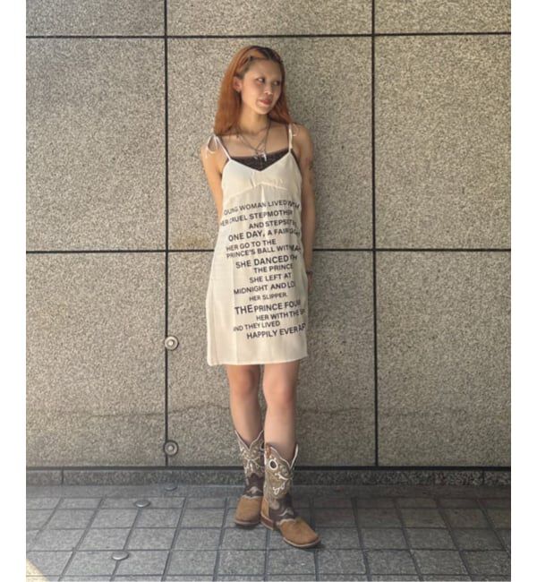 Oriens JOURNAL STANDARD「サテンキャミソールワンピース」|ワンピース|