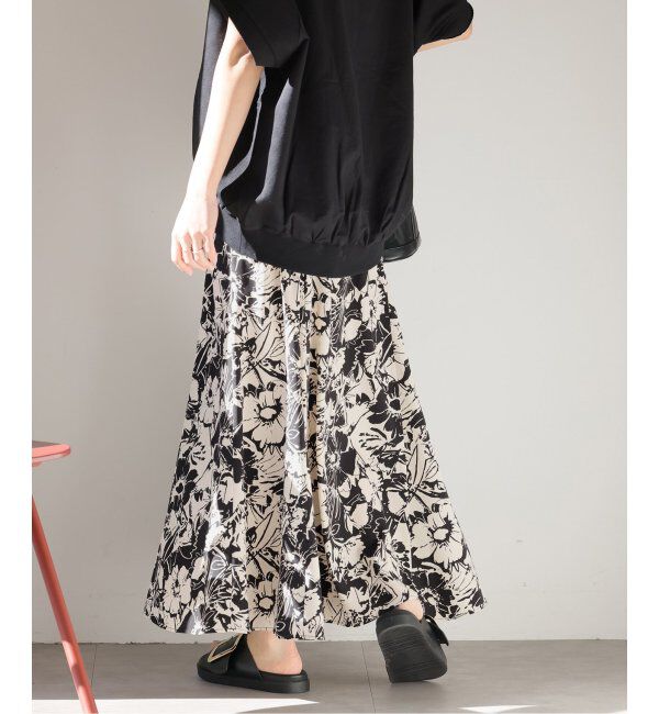 JOURNAL STANDARD relume「《WEB限定追加2》コントラストフラワープリントスカート」|スカート|