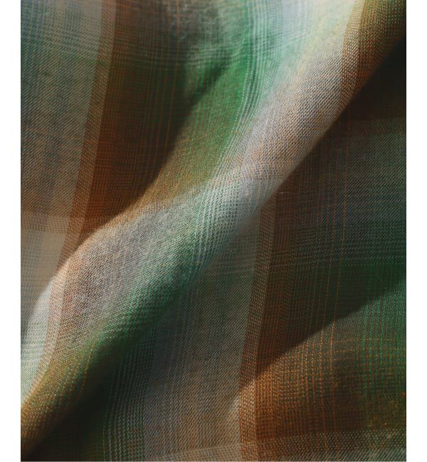 JOURNAL STANDARD relume「レーヨン アンカット フリンジ チェックシャツ」|シャツ・ブラウス|