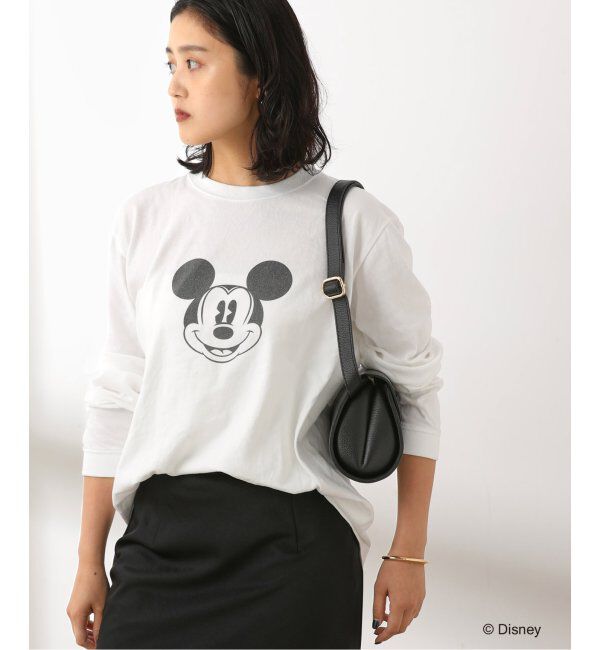 journal standard L'essage「【MICKEY】ピグメントロングスリーブTシャツ」|Tシャツ・カットソー|