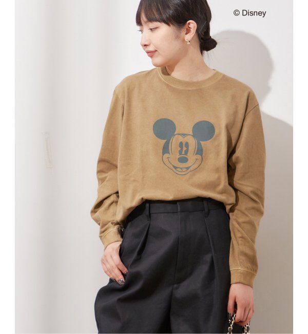 journal standard L'essage「【MICKEY】ピグメントロングスリーブTシャツ」|Tシャツ・カットソー|