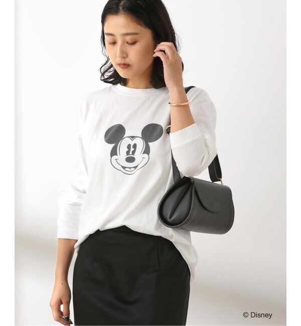 journal standard L'essage「【MICKEY】ピグメントロングスリーブTシャツ」|Tシャツ・カットソー|ホワイト