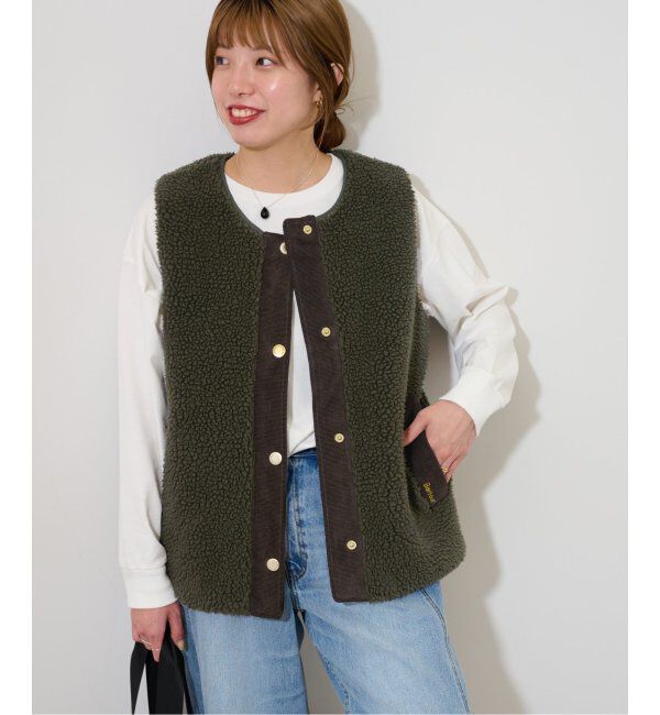 JOURNAL STANDARD relume「《追加》【BARBOUR/バブアー】DULSIE LINER：ボアベスト」|ダウンベスト・ベスト|