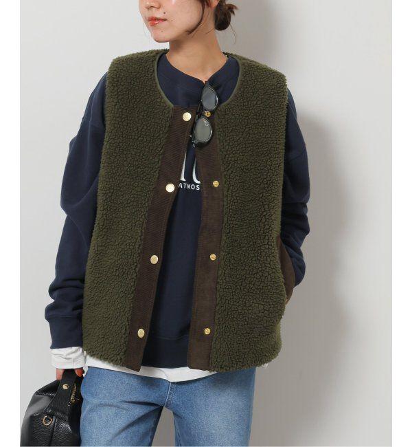 JOURNAL STANDARD relume「《追加》【BARBOUR/バブアー】DULSIE LINER：ボアベスト」|ダウンベスト・ベスト|