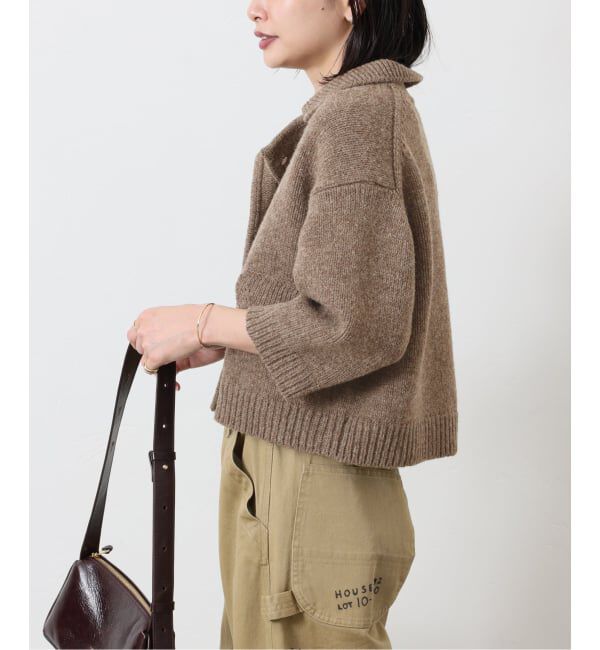 JOURNAL STANDARD「LANAMORETTA CROP ニットジャケット」|カーディガン|