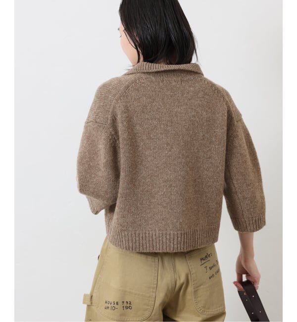 JOURNAL STANDARD「LANAMORETTA CROP ニットジャケット」|カーディガン|