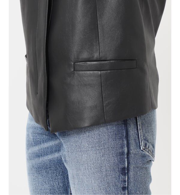 journal standard L'essage「【金子綾さん着用】シンセティックレザーベスト」|ダウンベスト・ベスト|