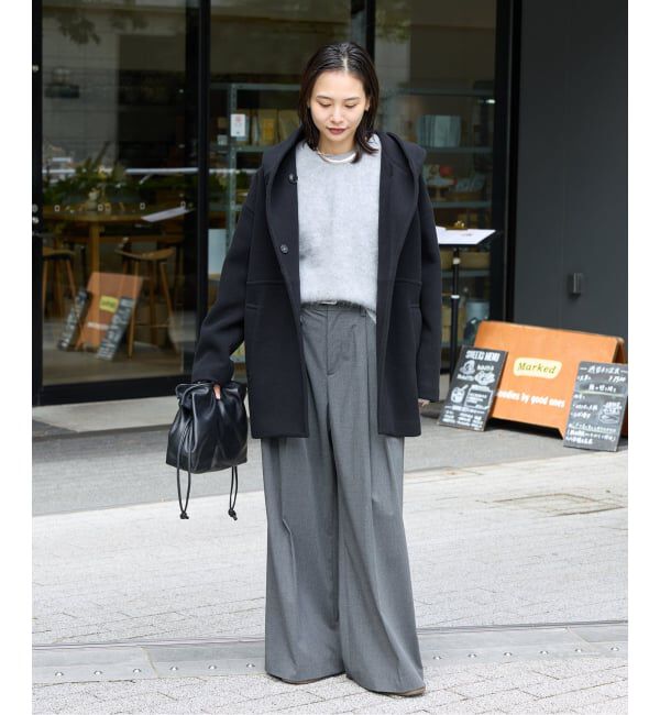 JOURNAL STANDARD スーパー140モッサフードCT 黒 追加》スーパー140モッサフードコート（JOURNAL STANDARD）｜ルミネの