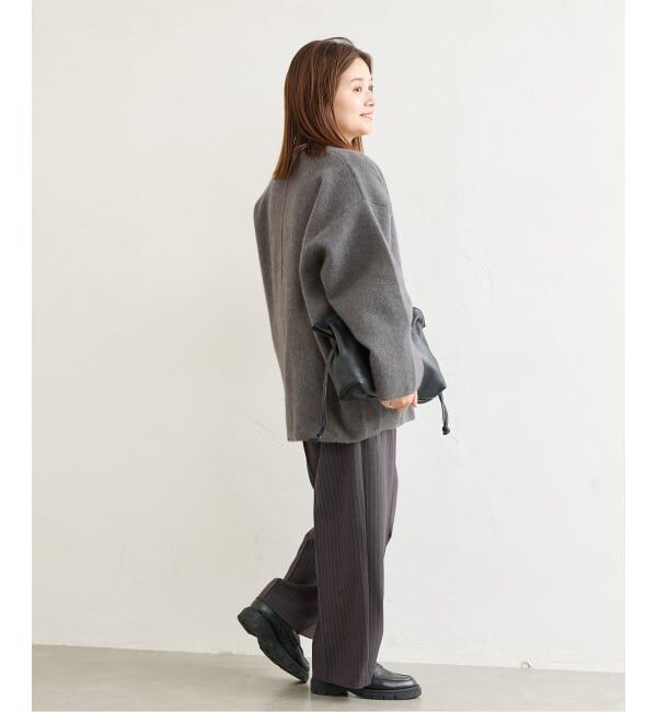 JOURNAL STANDARD「ダブルフェイスコクーンニットジャケット」|カーディガン|