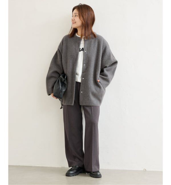 JOURNAL STANDARD「ダブルフェイスコクーンニットジャケット」|カーディガン|