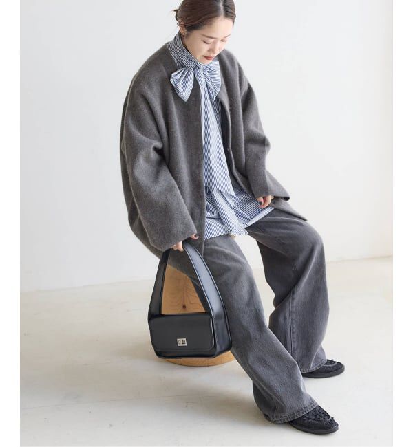 JOURNAL STANDARD「ダブルフェイスコクーンニットジャケット」|カーディガン|