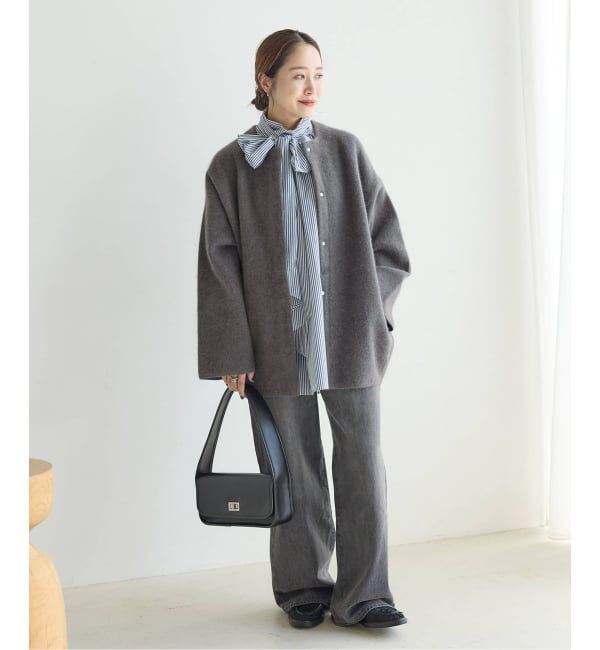 JOURNAL STANDARD「ダブルフェイスコクーンニットジャケット」|カーディガン|