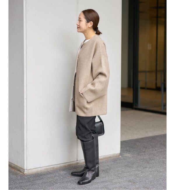 JOURNAL STANDARD「ダブルフェイスコクーンニットジャケット」|カーディガン|