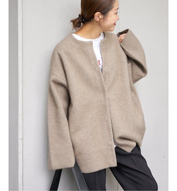 JOURNAL STANDARD「ダブルフェイスコクーンニットジャケット」|カーディガン|