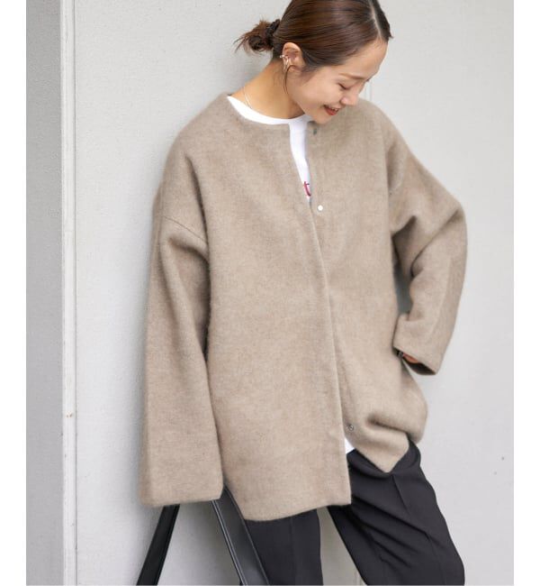 JOURNAL STANDARD「ダブルフェイスコクーンニットジャケット」|カーディガン|