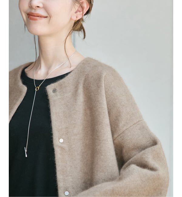 JOURNAL STANDARD「ダブルフェイスコクーンニットジャケット」|カーディガン|