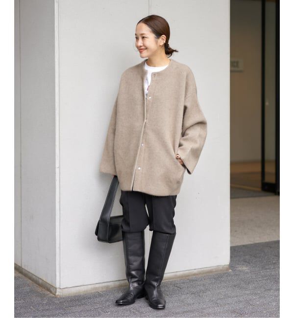 JOURNAL STANDARD「ダブルフェイスコクーンニットジャケット」|カーディガン|