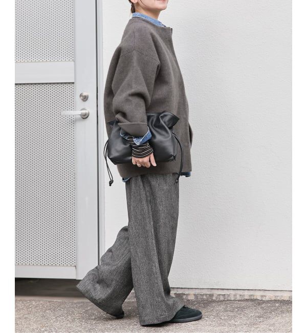 JOURNAL STANDARD「ダブルフェイスコクーンニットジャケット」|カーディガン|