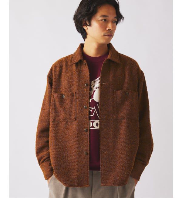 JOURNAL STANDARD relume「ビッグ ヘリンボン CPO シャツ ジャケット」|シャツ・ブラウス|