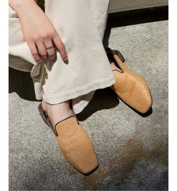 JOURNAL STANDARD relume「relume スクエアローファー」|ローファー|ベージュ