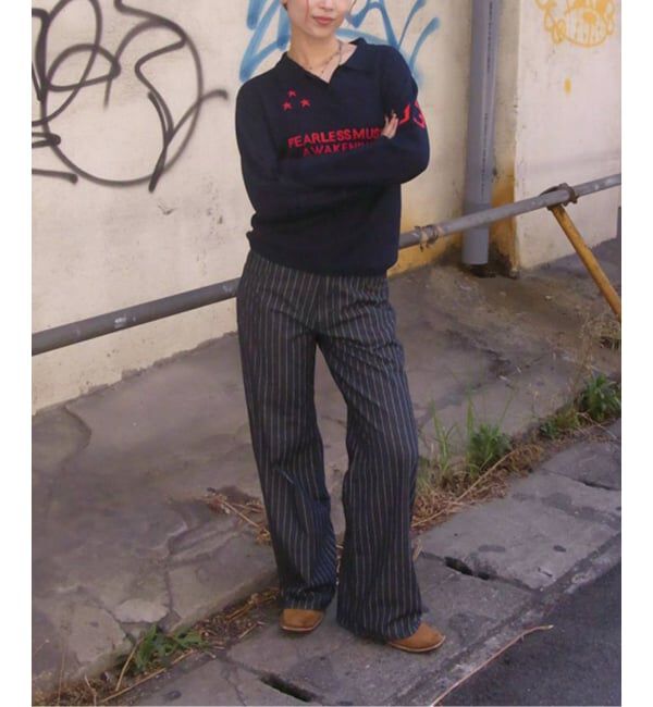 Oriens JOURNAL STANDARD「ストライプデニム」|デニム|ブラック