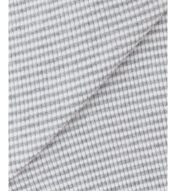 journal standard luxe「テレコボーダー ヘンリーネックプルオーバー」|Tシャツ・カットソー|