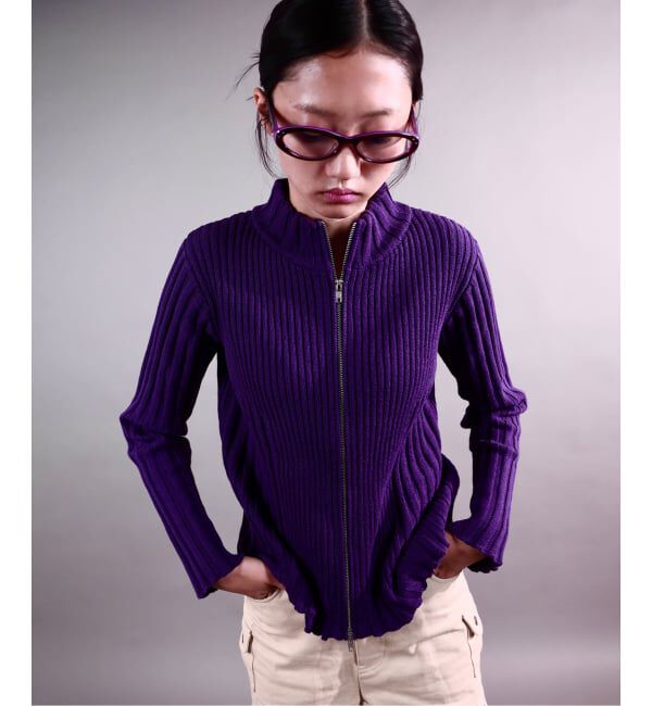 Oriens JOURNAL STANDARD「フロントジップリブニット」|ニット・セーター|